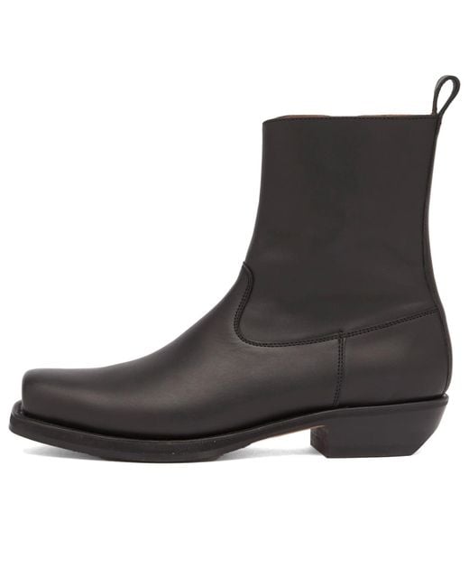 Won Hundred Black Barcelona Boots for men