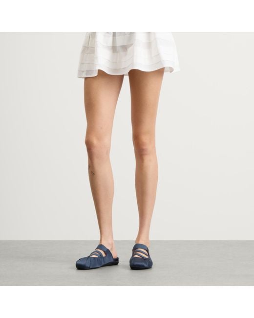 PUMA Blue Speedcat Satin Mule Sneaker