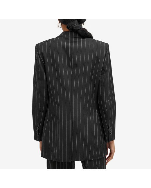 Dolce & Gabbana Black Striped Blazer
