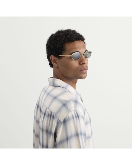 Bottega Veneta Metallic Bottega Veneta Bv1470S Sunglasses