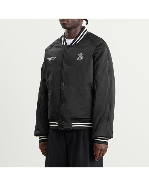 About Blank White Reversible Satin Jacket for men