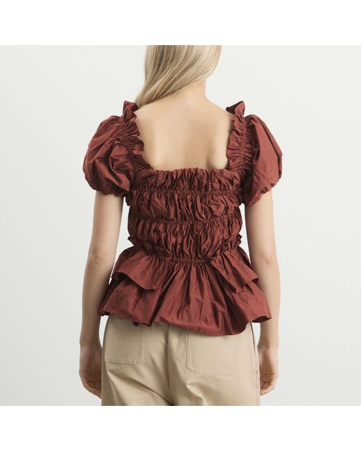 Damson Madder Red Lyza Blouse