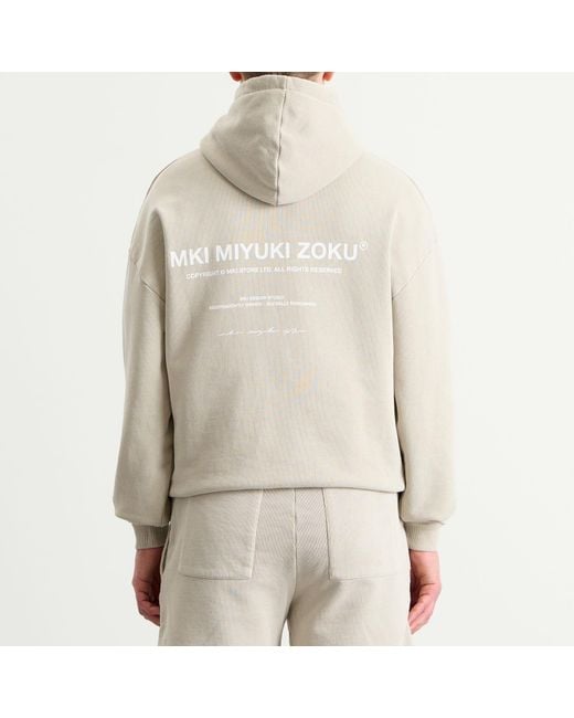 MKI Miyuki-Zoku White Design Studio Hoodie for men