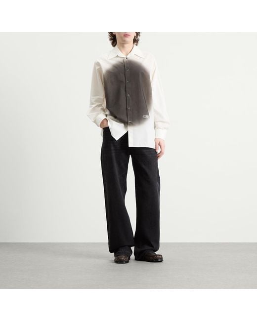 Maison Margiela Gray Mm6 Sprat Print Shirt for men