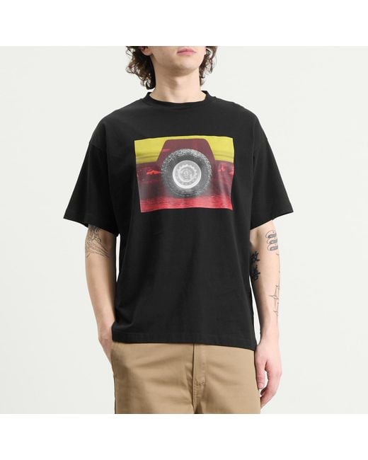 TGB Black Diy Cultural Imagery T-Shirt for men