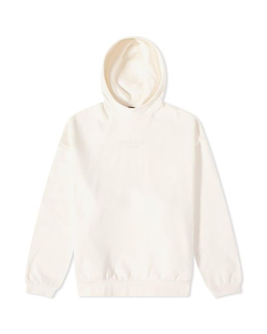Fear Of God White Essential Hoodie for men