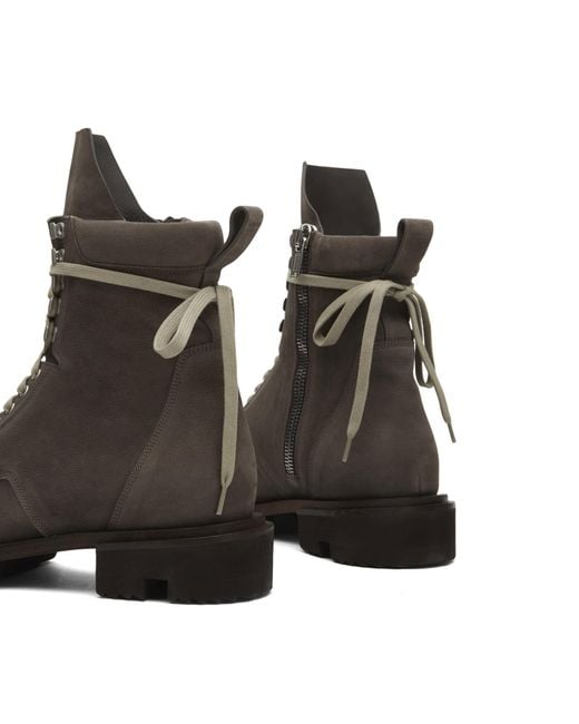 Rick Owens Brown Army Gabe Boot for men