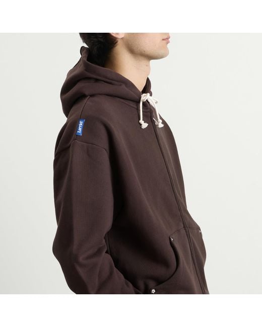 Larriet Brown G9 Zip Hoodie for men
