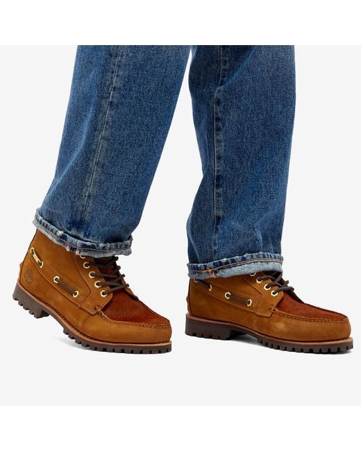 Timberland Brown End. X Authentic 7 Eye Lug Boot 'Archive' for men