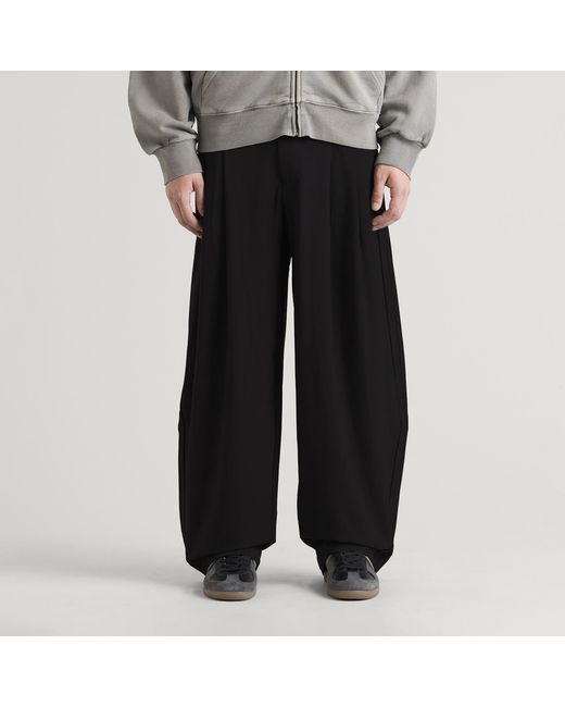 Adidas Black Tapered Track Pants for men