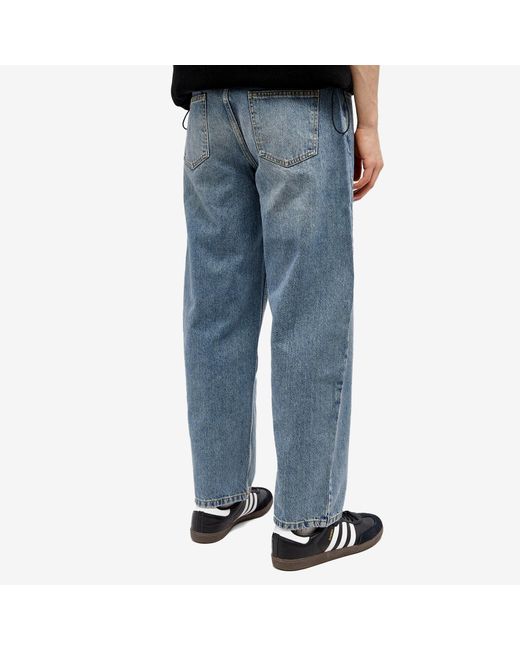 Fucking Awesome Blue Fecke Baggy Denim Jeans for men