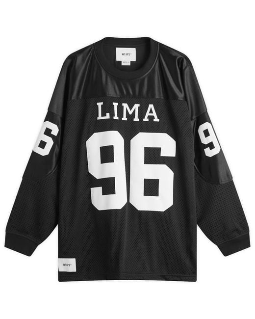(w)taps Black Hockey Jersey for men