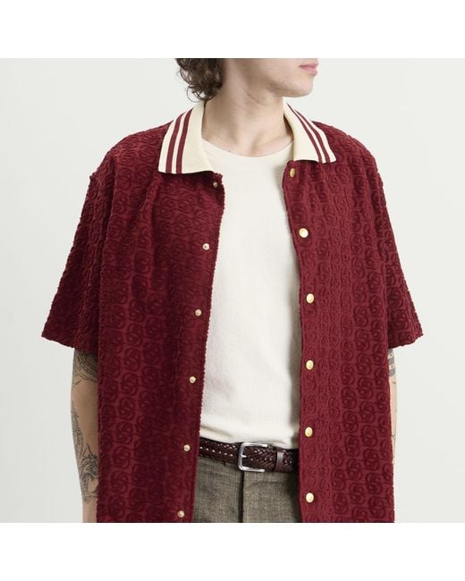 Drole de Monsieur Red Monogram Shirt for men
