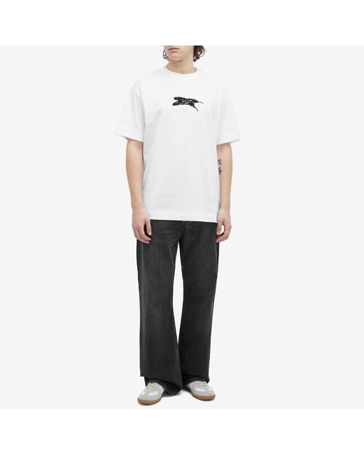 Givenchy White Feather Logo T-Shirt for men