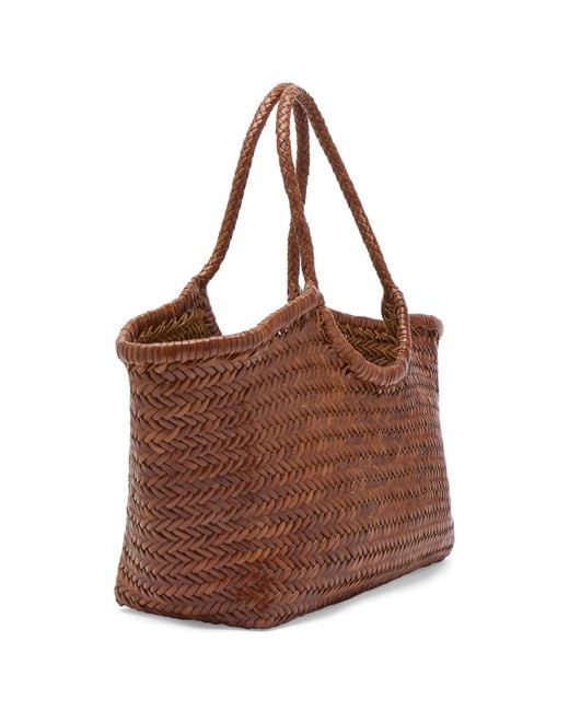 Dragon Diffusion Brown Nantucket Basket Bag