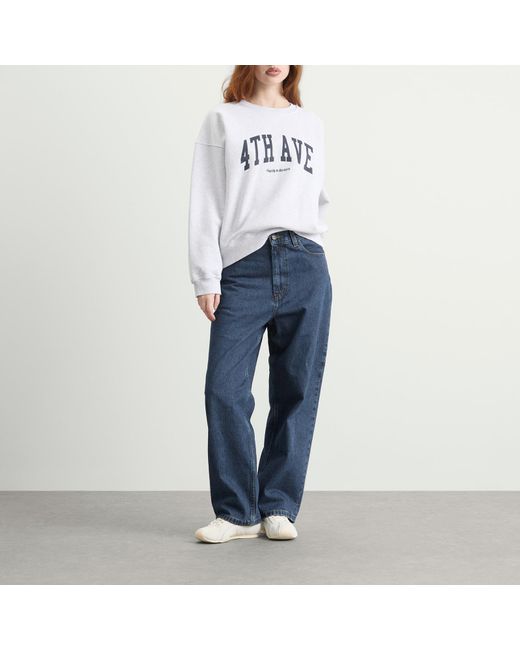4th & Reckless White Avenue Sweatshirt