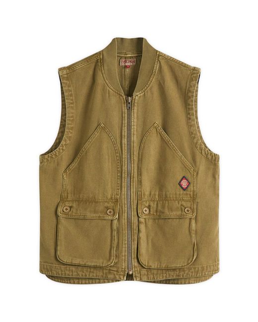 Dubbleware Green Work Vest for men