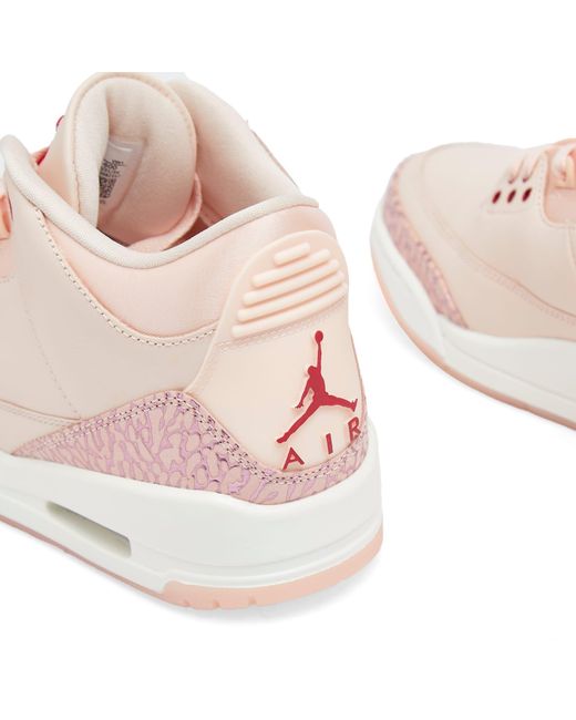 Nike Pink 3 Retro Valentines Day W Sneaker
