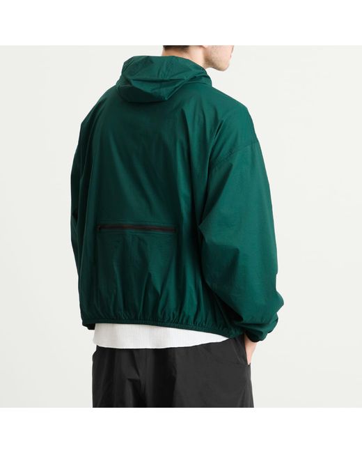 The North Face Green Redbox Packable Hooded Wind Jacket for men