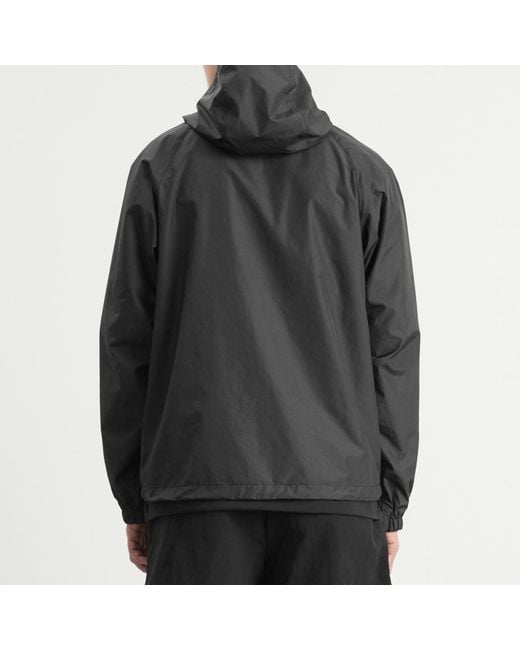 Goldwin Black Ripstop Hooded Jacket for men