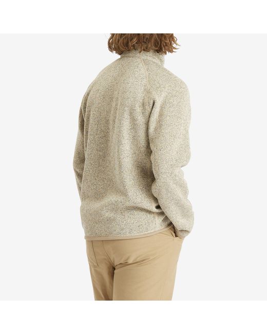Patagonia Natural Better Sweater 1/4 Zip Pullover Fleece for men