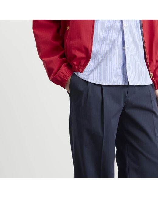 Drole de Monsieur Blue Golfer Cotton Pants for men