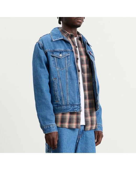 Levi's Blue X Sky High Farm Universe Zip Trucker Jacket for men