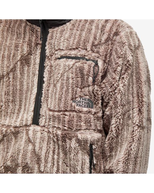 The North Face Brown Heritage Extreme Pile Pullover for men