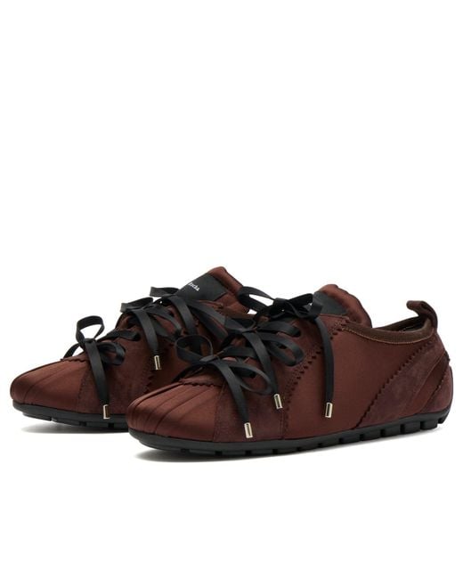 Simone Rocha Brown Ballerina Grip Sneakers