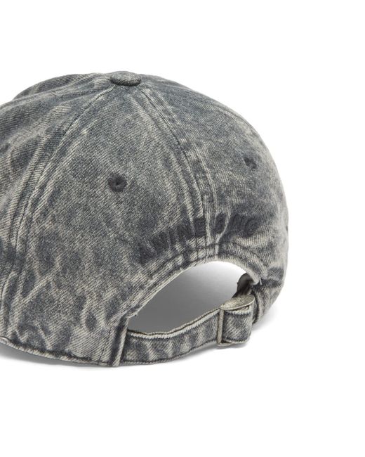 Anine Bing Gray Jeremy Baseball Cap