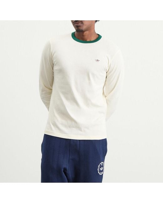 Adidas White X Clot Rib T-Shirt for men