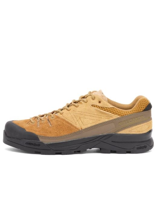 Salomon Brown X-Alp Suede Sneaker for men