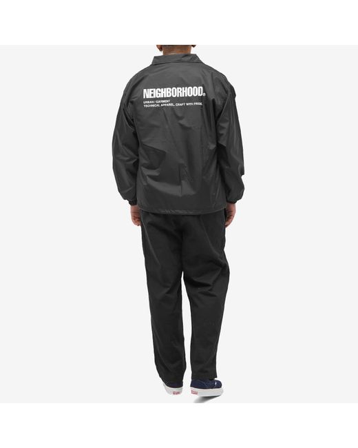 Neighborhood Windbreaker Jacket in Black for Men | Lyst