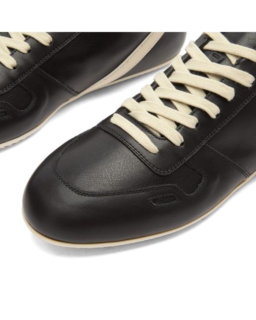 Rick Owens Black Minimal Sneaker