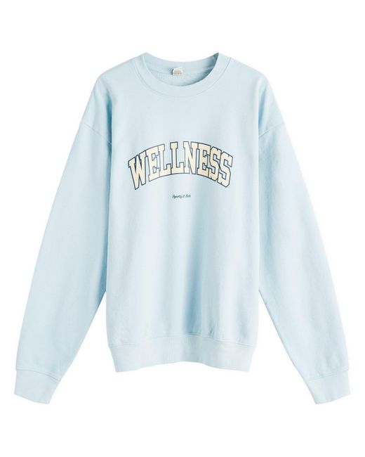 Sporty&Rich｜ (Wellness Ivy Crewneck - Ballet/White (WS0 Wellness Ivy Crewneck - Ballet/White – Sporty & Rich