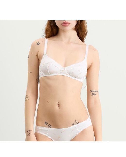 Fruity Booty White Rosette Brief