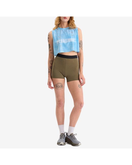 On Shoes Green X Pleasures X The Loop Short Tights