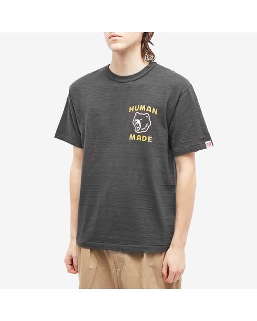 Human Made Bear T-shirt in Gray for Men | Lyst