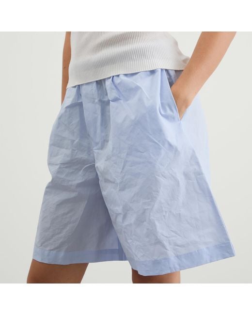 Baserange Blue Claude Shorts