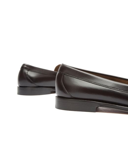 G.H.BASS Black Larson Penny Loafer for men