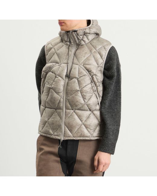 Roa Gray Nuna 800 Fill Power Hooded Down Vest for men
