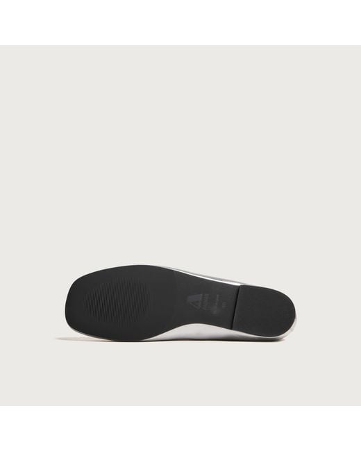 Alohas White Rosalind Leather Ballet Flats