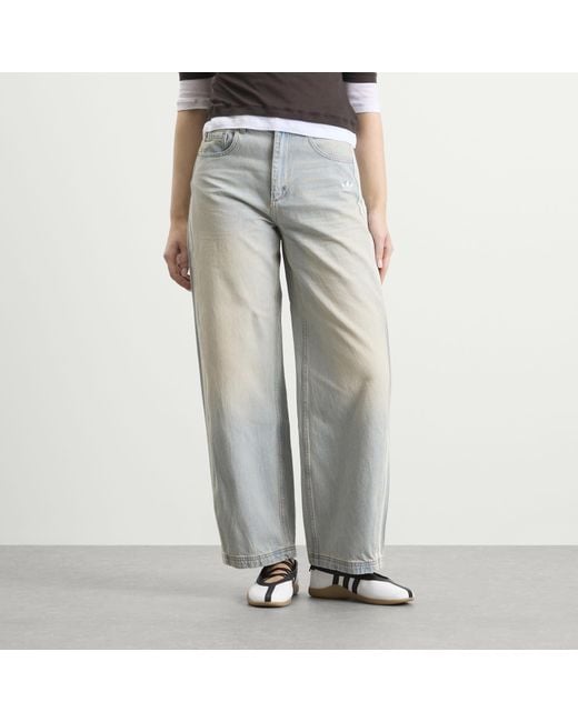 Adidas Gray Dad Jeans