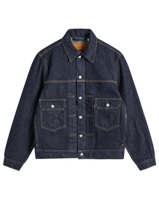 E by END. Blue Levis Type Ii Trucker Jacket