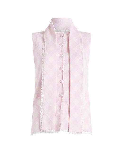 House Of Sunny Pink Ladies Peggy Vest