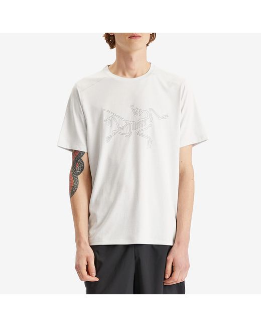 Arc'teryx White Cormac Logo T-Shirt for men