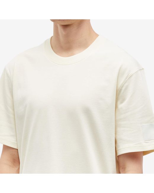 AMI White Fade Out Tonal Heart Logo T-Shirt for men