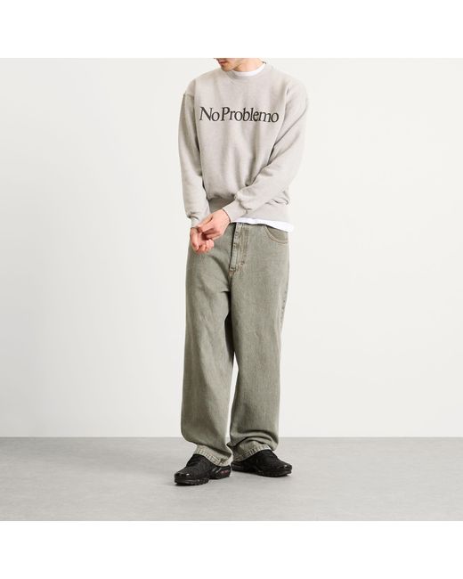 No Problemo Gray Sweatshirt for men