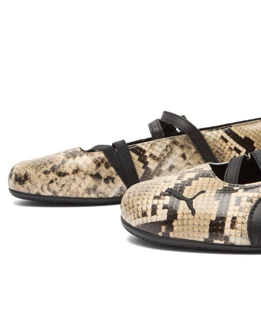 PUMA Black Speedcat Ballet Snake Sneaker