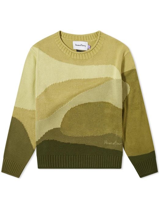 House Of Sunny Green The Eden Landscape Knit